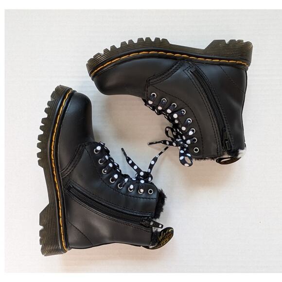 Dr. martens polkadot boots 9 Toddler - Picture 7 of 13